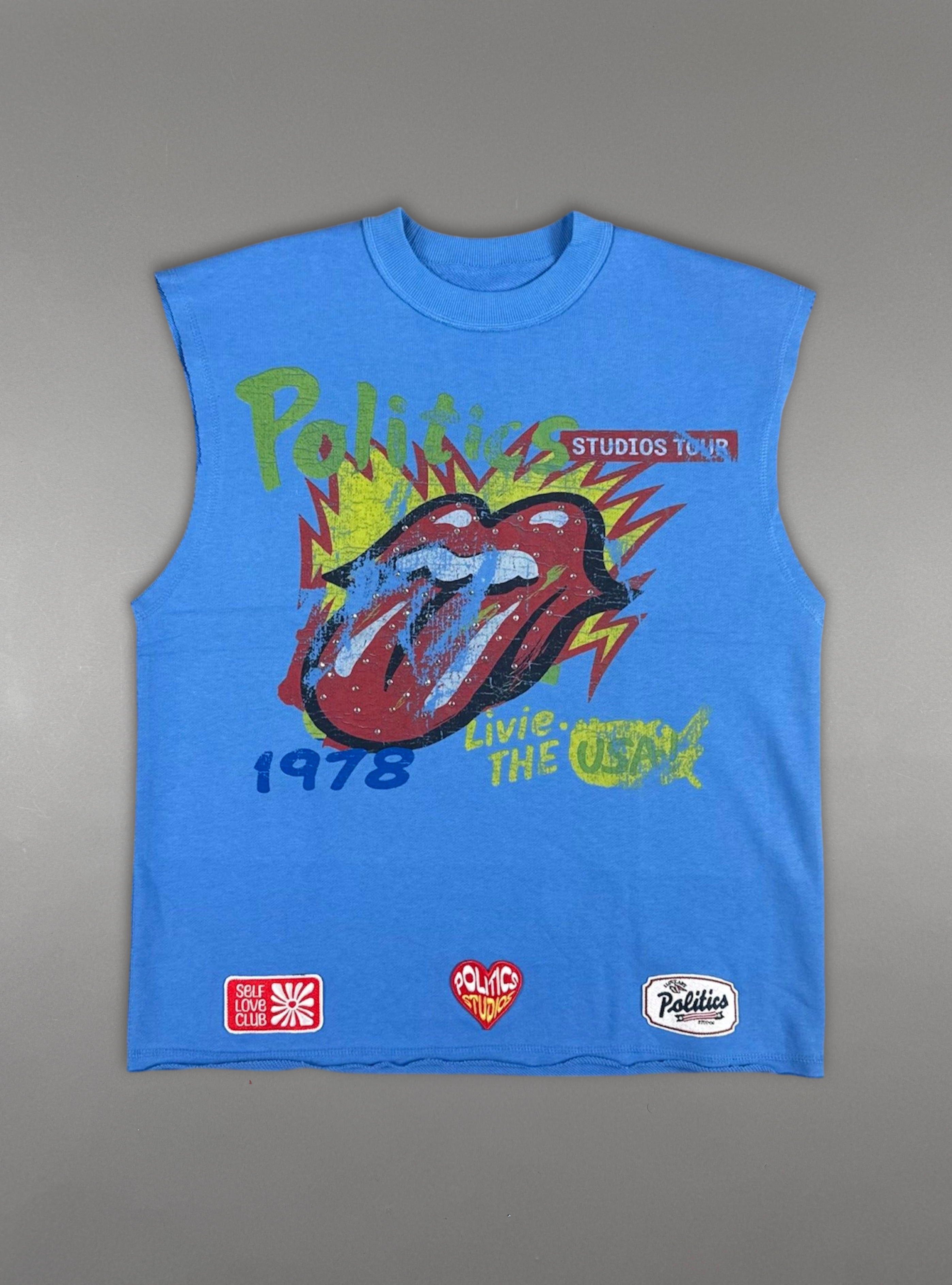 Politics Tank Top - Blue - Cruz - 9