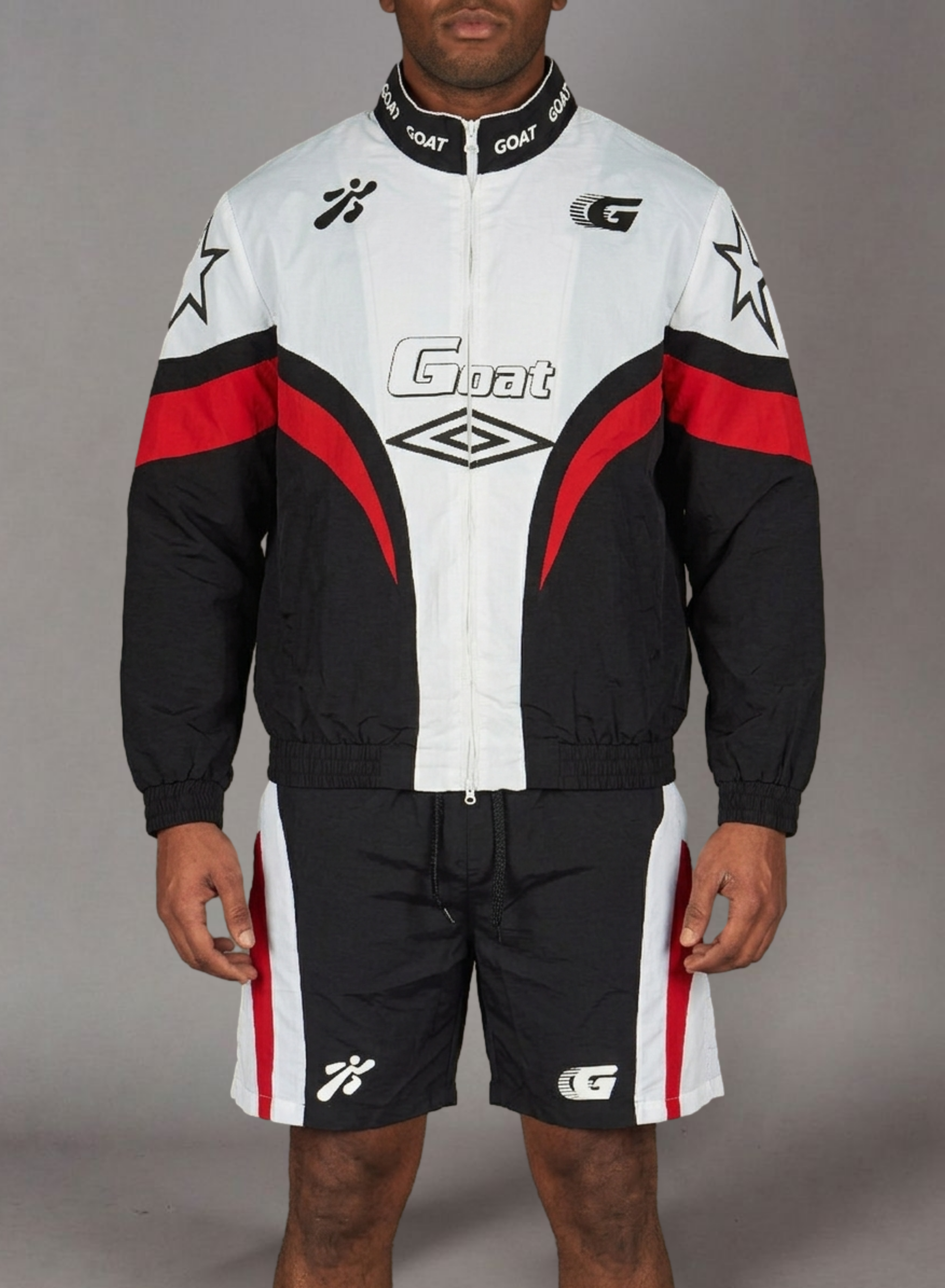 Politics Track Suit — Black & White - Knox - 1