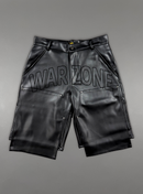Politics Shorts - Velo - Black Leather - 05
