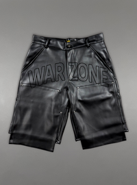 Politics Shorts - Velo - Black Leather - 05