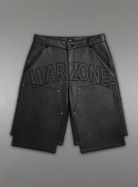 Politics Shorts - Velo - Black Leather - 05