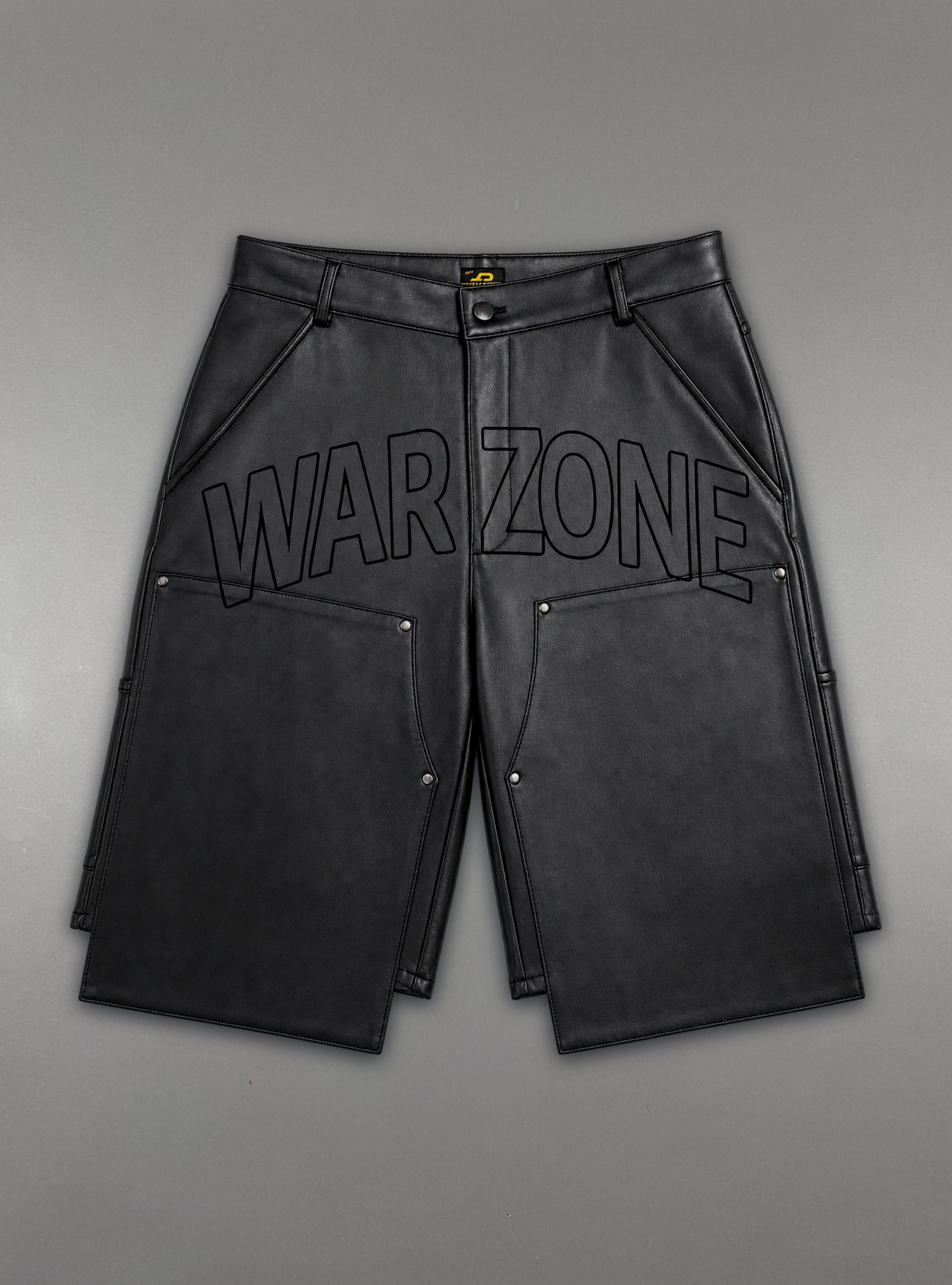 Politics Shorts - Velo - Black Leather - 05