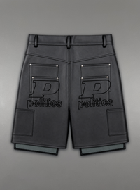 Politics Shorts - Velo - Black Leather - 05