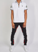 Politics T-Shirt - Allen Polo - White And Black - ALLEN155 - Politics