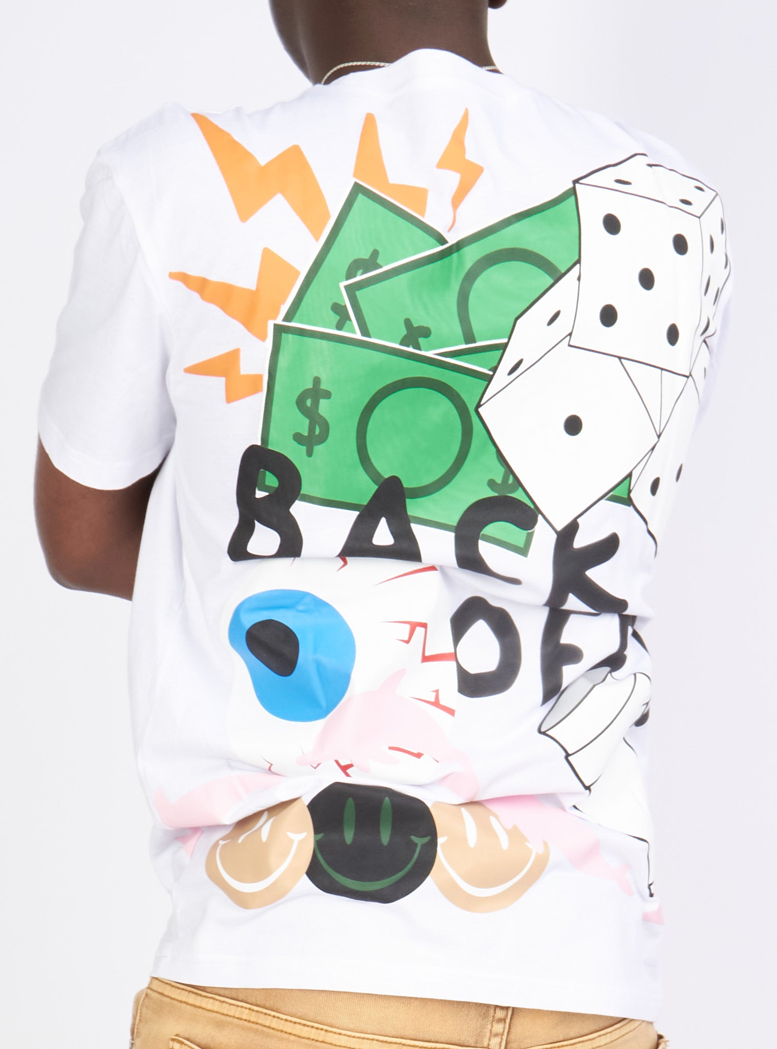 Politics Shirt - Holman - White Multi - 107