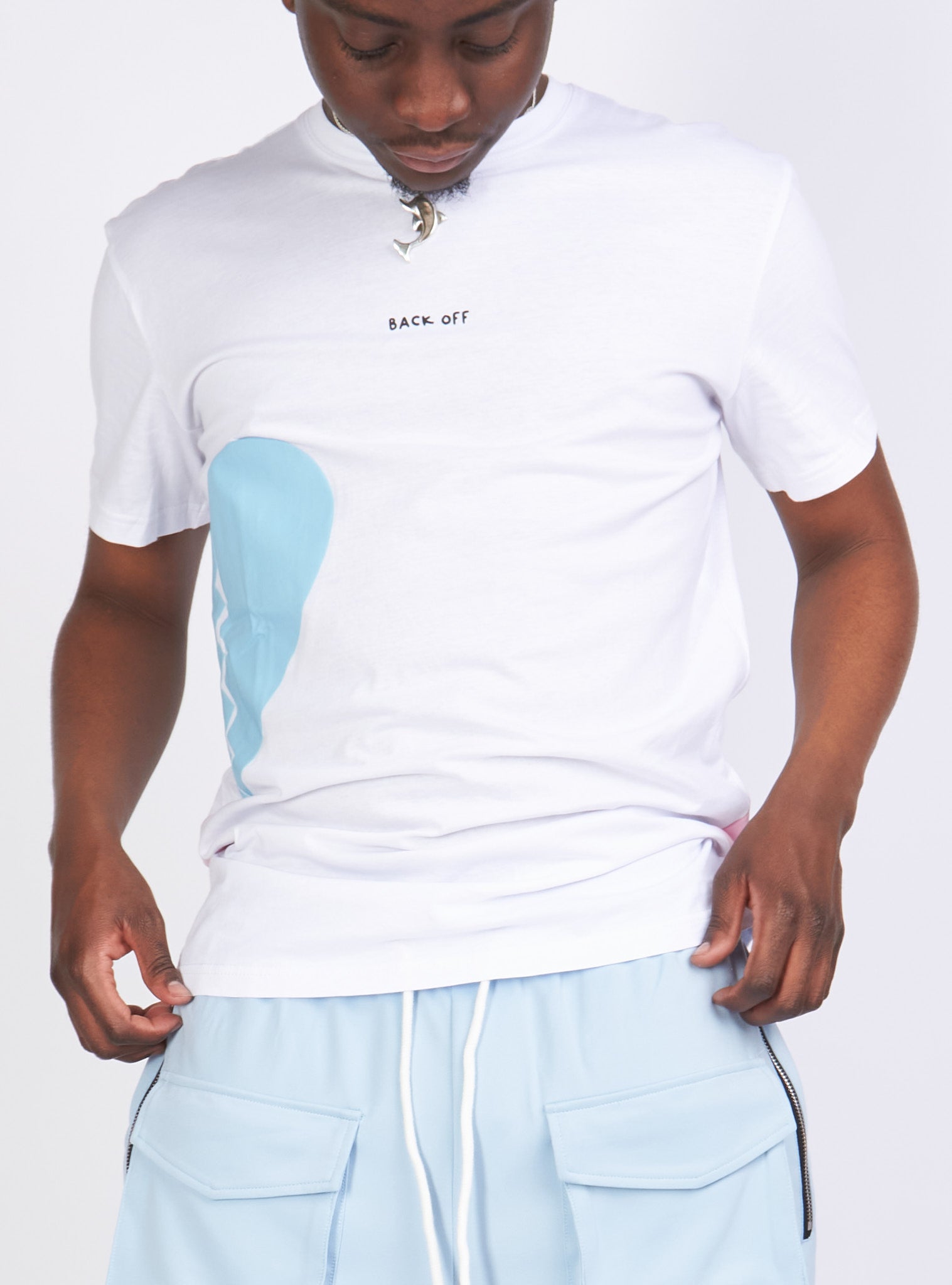 Politics Shirt - Holman - White Multi - 107