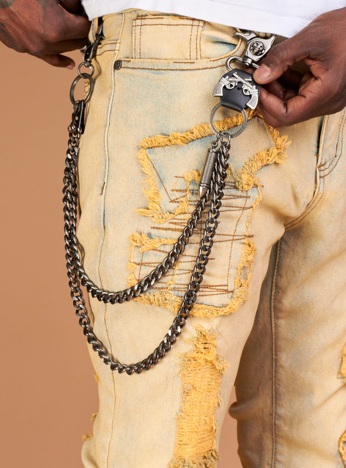 Politics Chain - Revolver  - Gun Metal