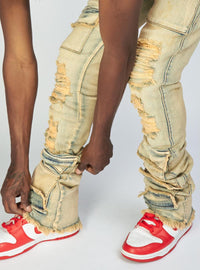 Politics Jeans - Super Stacked Cargo - Dark Vintage - Marcel516