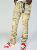 Politics Jeans - Super Stacked Cargo - Dark Vintage - Marcel516
