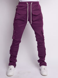 Politics Track Pants - Holman - Purple - 753