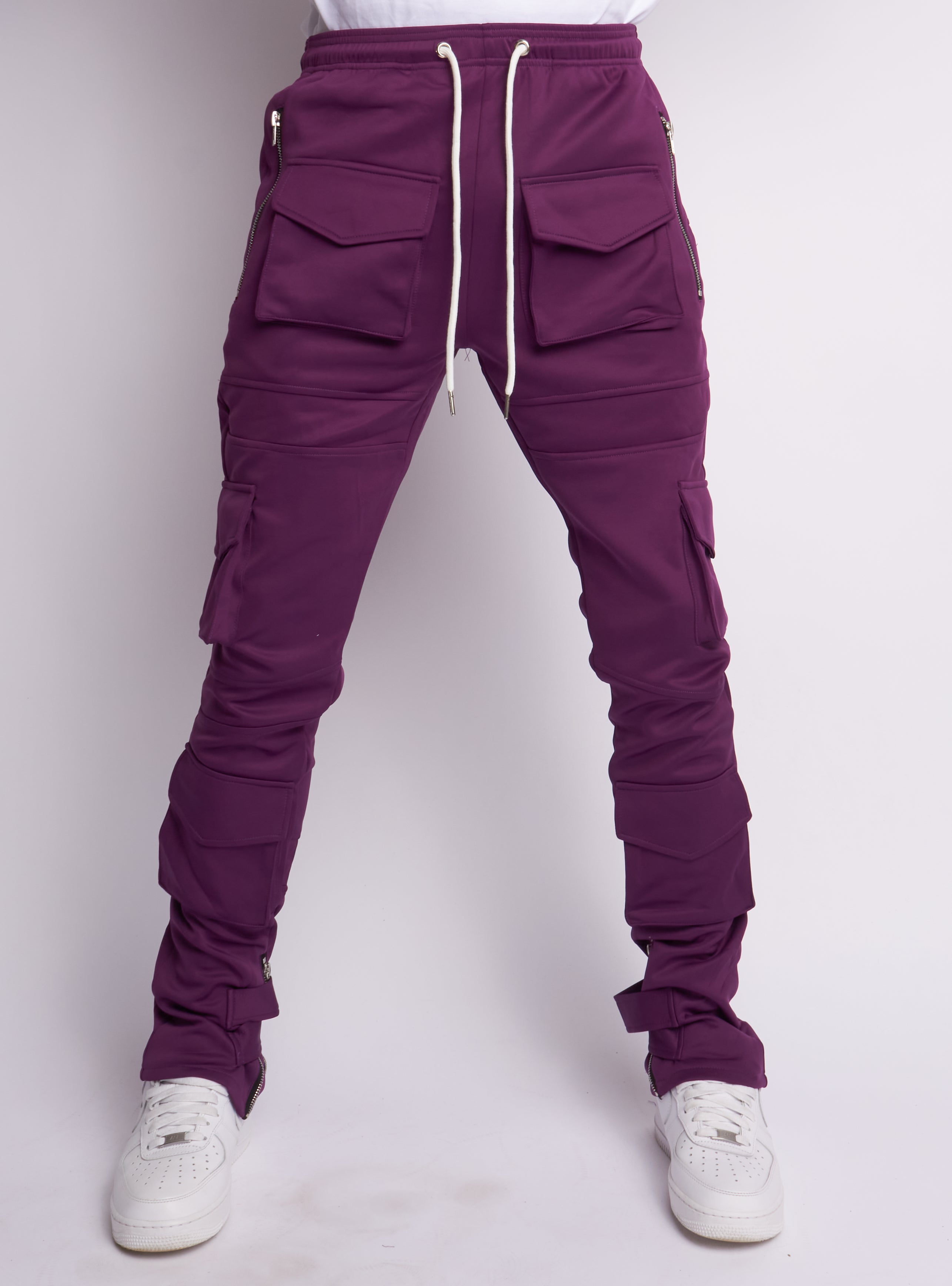 Politics Track Pants - Holman -  Purple - 753