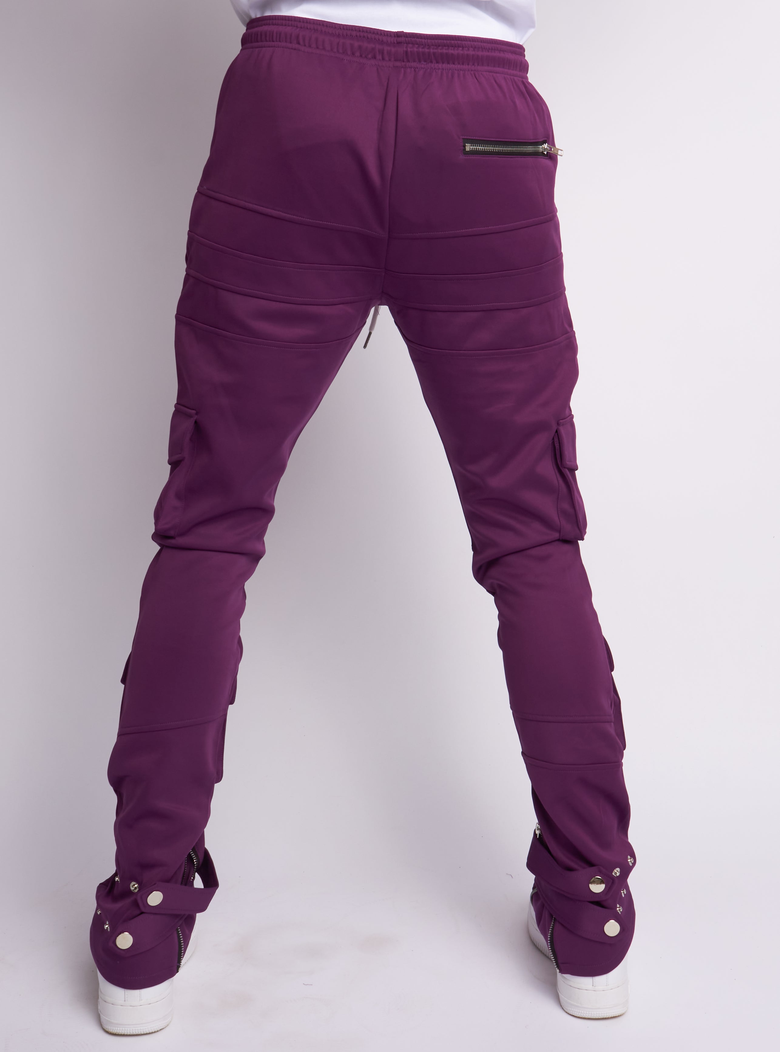 Politics Track Pants - Holman -  Purple - 753