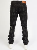 Politics Jeans - Bradley - Paint Splat Stacked - Black - 501 - Politics