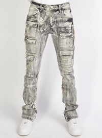 Politics Jeans - Murph - Skinny Stacked - Grey Storm - 501 - Politics