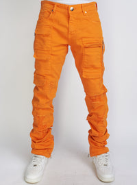 Politics Jeans - Skinny Stacked Cargo - Orange - Murphy507