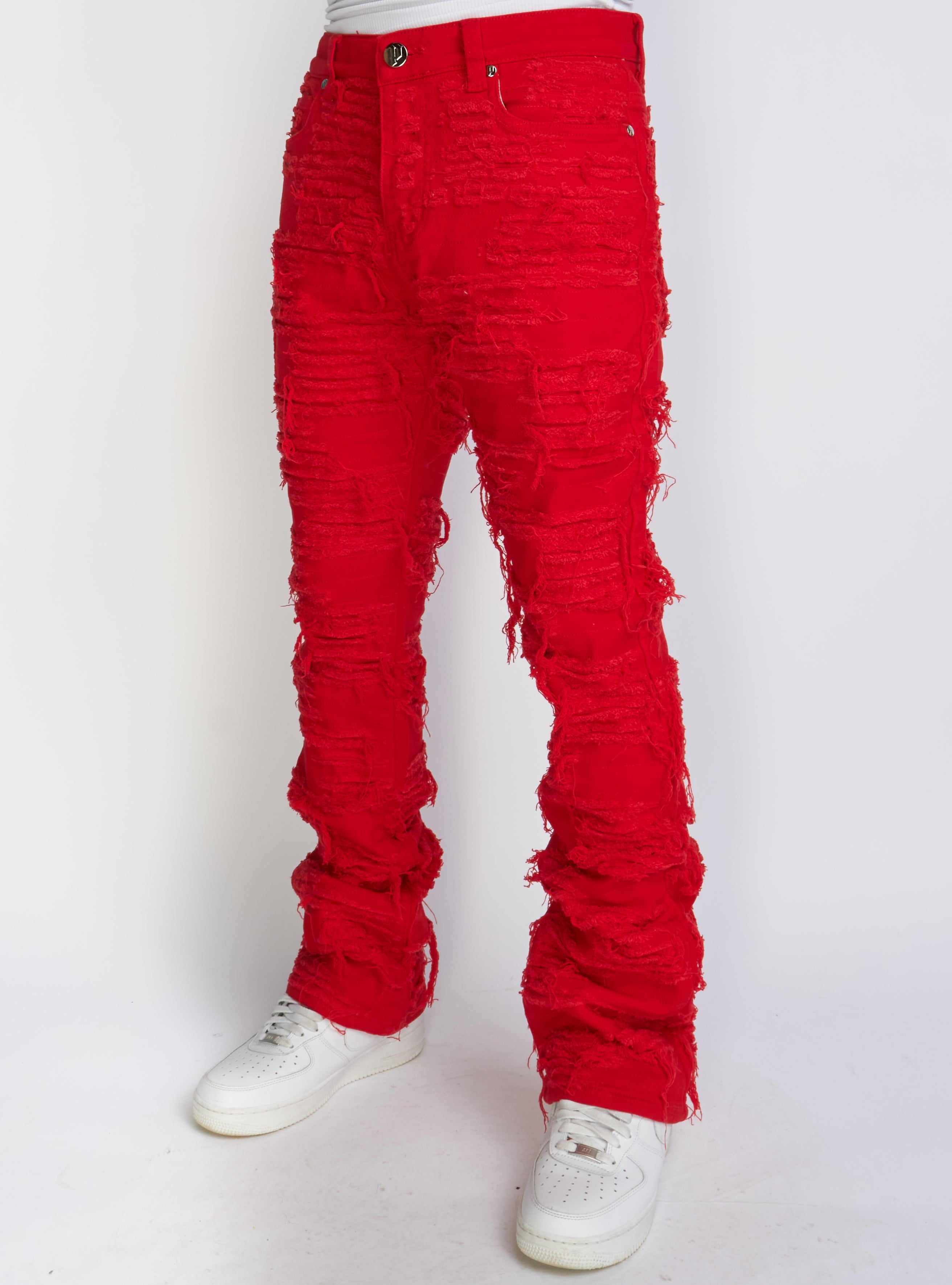 Politics Jeans - Red - Debris502