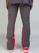 Politics Sweatpants - Stockten - Grey, Red And Tan - 702