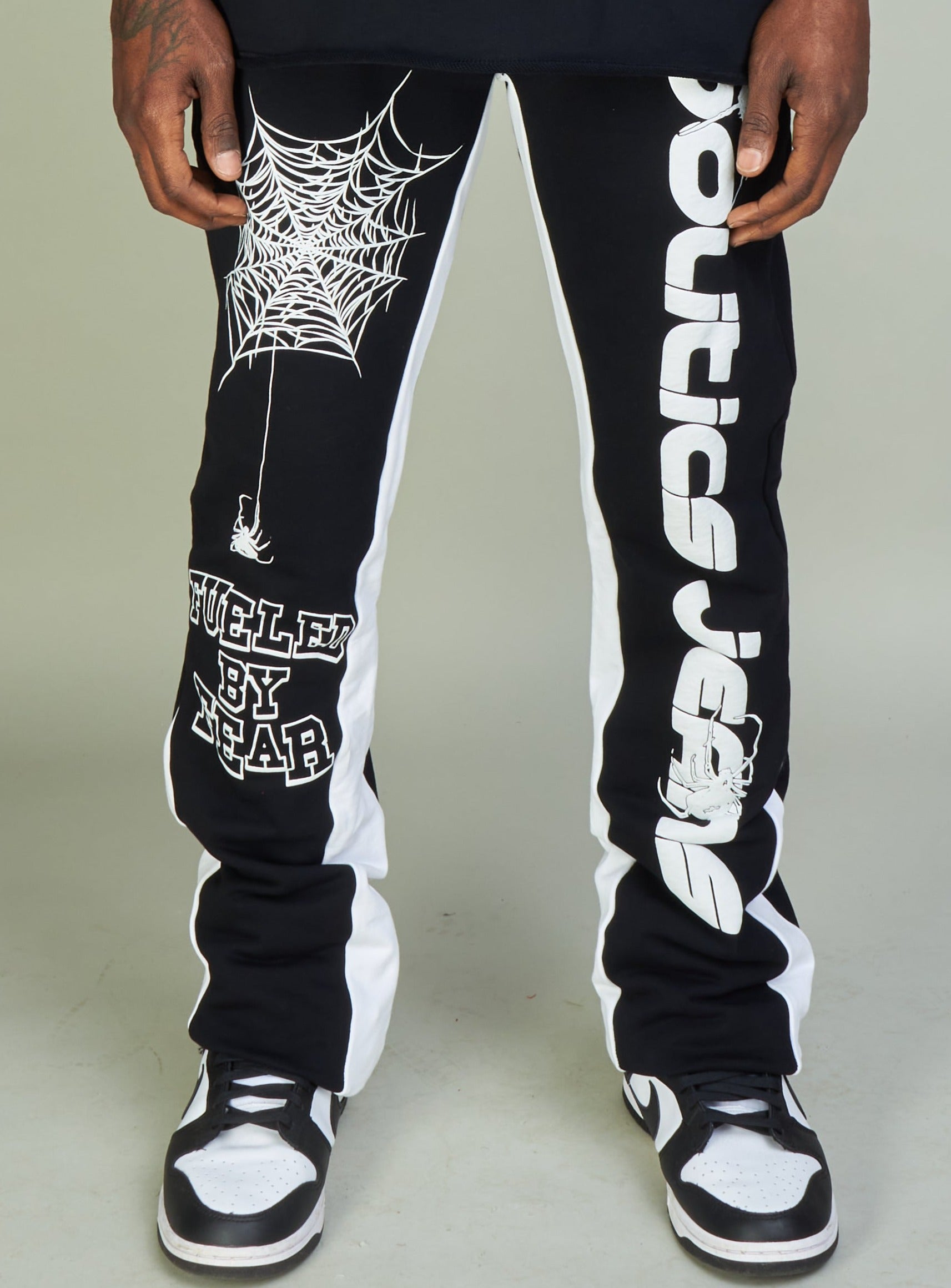 Politics Sweatpants - Isaacs - Black And White  - 701
