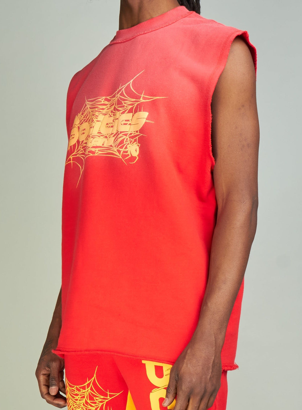 Politics Tank Top - Isaacs - Red And Orange - 093