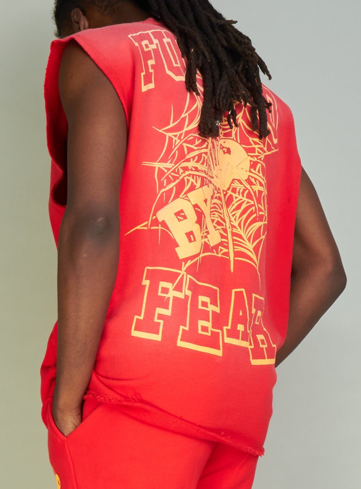 Politics Tank Top - Isaacs - Red And Orange - 093