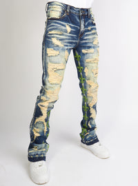 Politics Jeans - Barlow - Stacked - Med. Vintage - 507 - Politics
