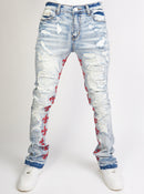 Politics Jeans - Barlow - Stacked - Light Blue - 508 - Politics