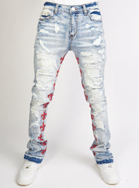 Politics Jeans - Barlow - Stacked - Light Blue - 508 - Politics