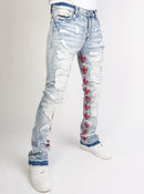 Politics Jeans - Barlow - Stacked - Light Blue - 508 - Politics