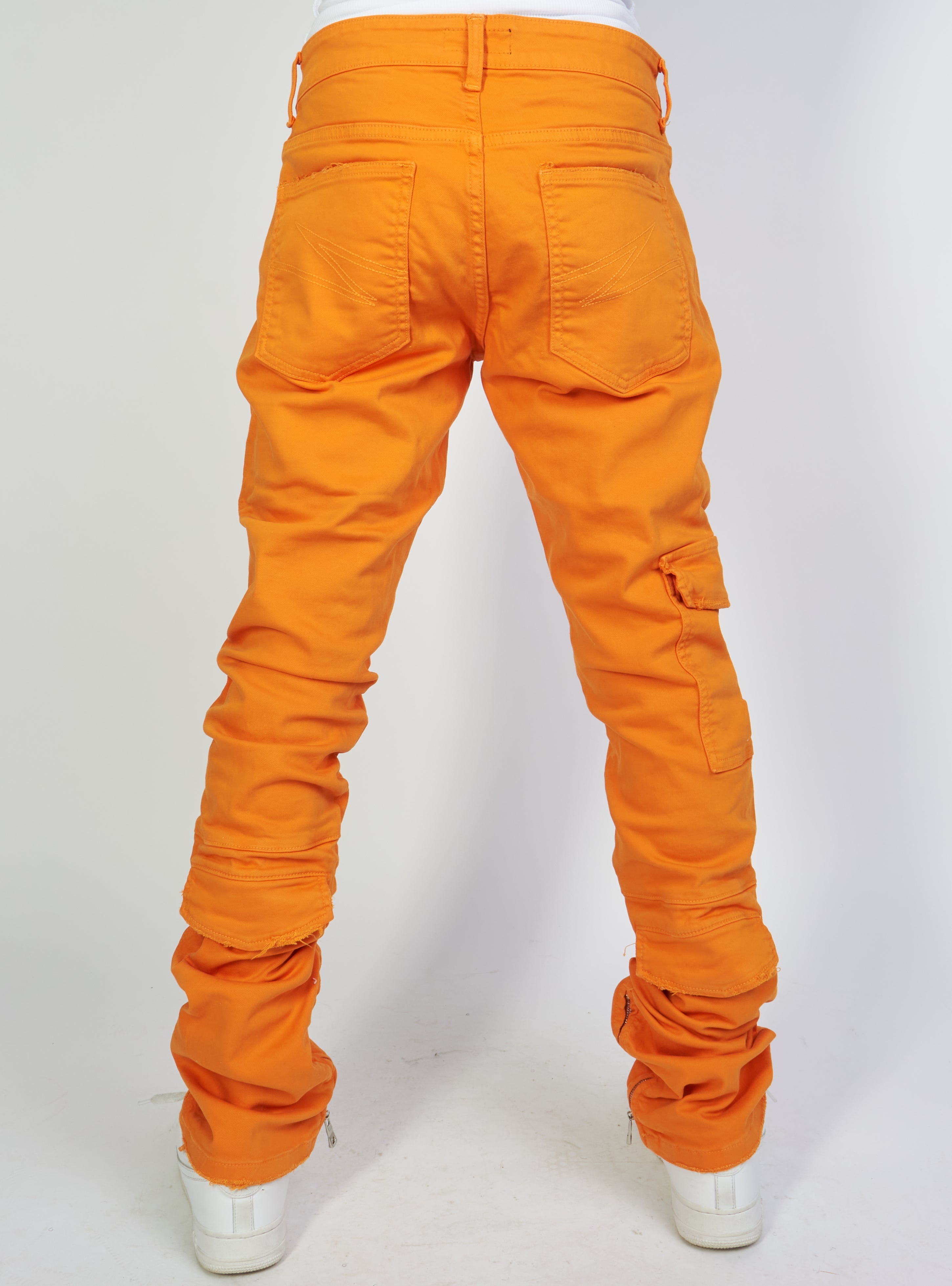 Valabasas - Stacked Apex Jeans - Orange | Clique Apparel