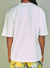 Politics T-Shirt - Mott - White and Yellow - 904