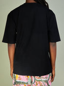 Politics T-Shirt - Mott - Black and Pink - 903
