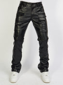 Politics Jeans - Murphy - PU Leather Black - 551 - Politics