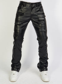 Politics Jeans - Murphy - PU Leather Black - 551 - Politics