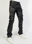 Politics Jeans - Murphy - PU Leather Black - 551 - Politics