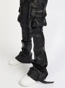 Politics Jeans - Barlow - Black PU Leather - 552 - Politics