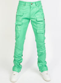 Politics Jeans - Murphy - PU Leather Mint - 102 - Politics