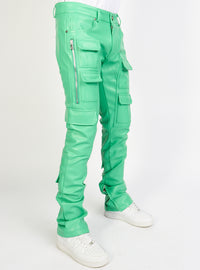 Politics Jeans - Murphy - PU Leather Mint - 102 - Politics