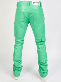Politics Jeans - Murphy - PU Leather Mint - 102 - Politics