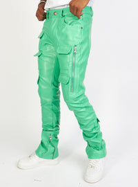 Politics Jeans - Murphy - PU Leather Mint - 102 - Politics