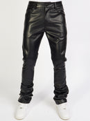 Politics Jeans - Barlow - Black PU Leather - 552 - Politics