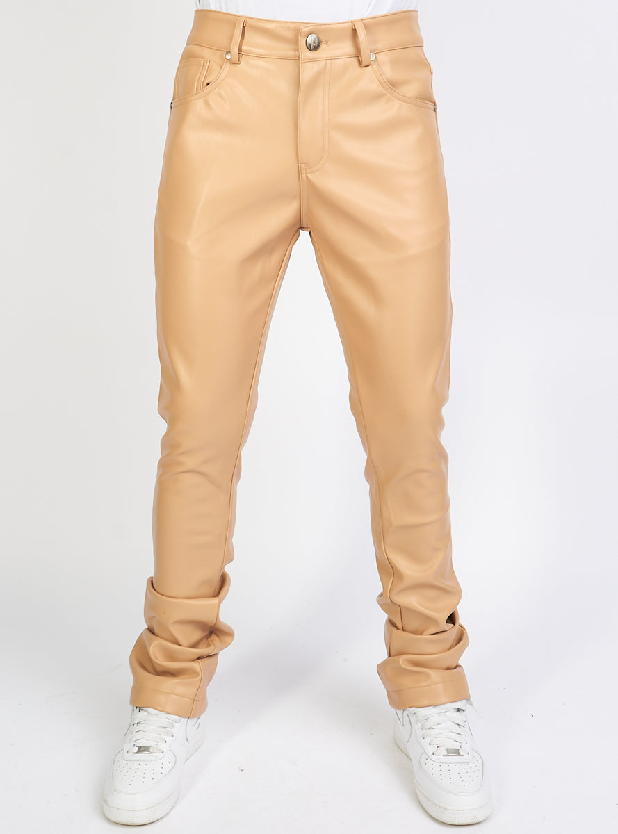 Politics Jeans - Barlow - Beige PU Leather - 553