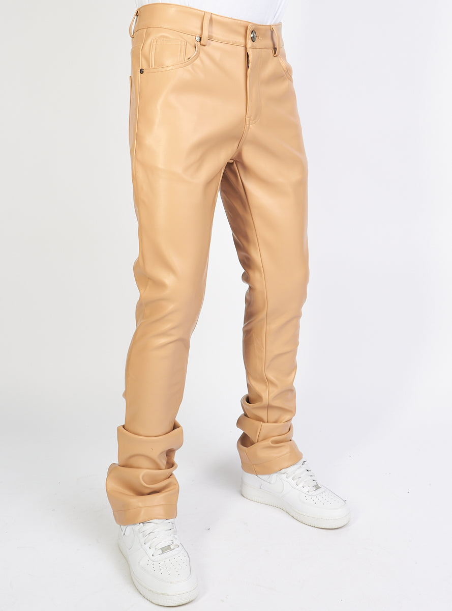 Politics Jeans - Barlow - Beige PU Leather - 553