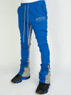 Politics Sweatpants - Super Stacked Sweatpants - Blue And Grey - Foster705