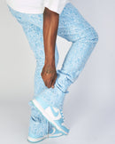 Politics Jeans - Baldwin - Baby Blue - Stacked Applique Denim  - 502