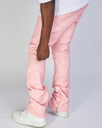Politics Jeans - Baldwin - Pink - Stacked Applique Denim - 501