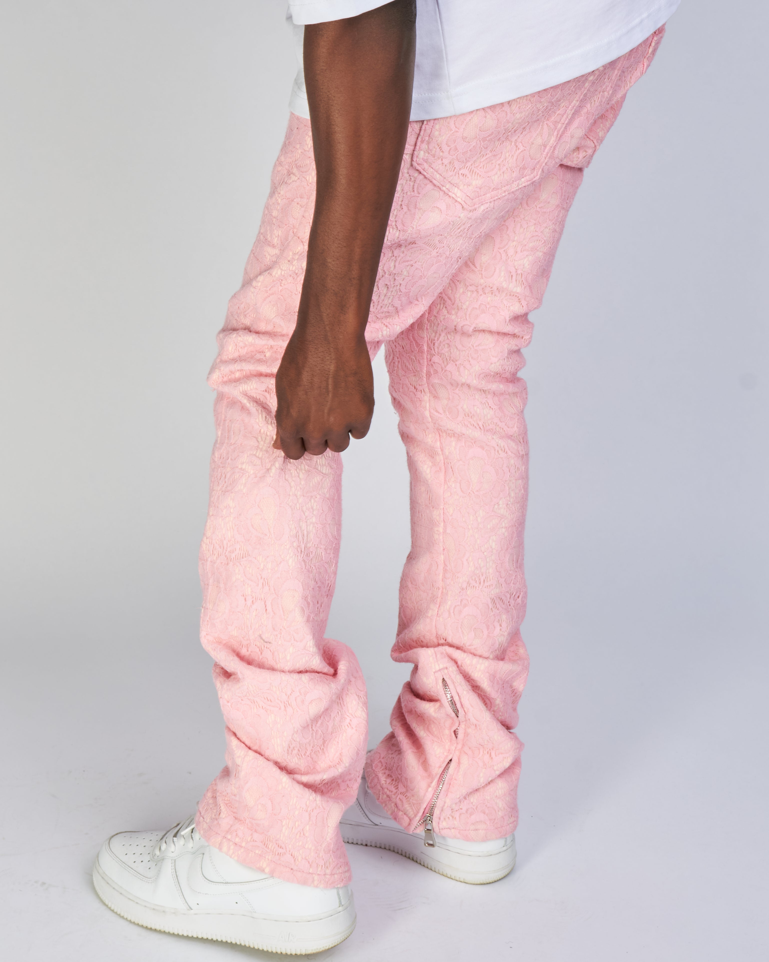 Politics Jeans - Baldwin - Pink - Stacked Applique Denim - 501