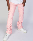 Politics Jeans - Baldwin - Pink - Stacked Applique Denim - 501