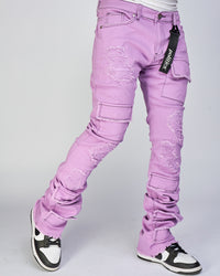Politics Jeans - Marcel -Purple Twill - 522