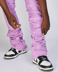 Politics Jeans - Marcel -Purple Twill - 522