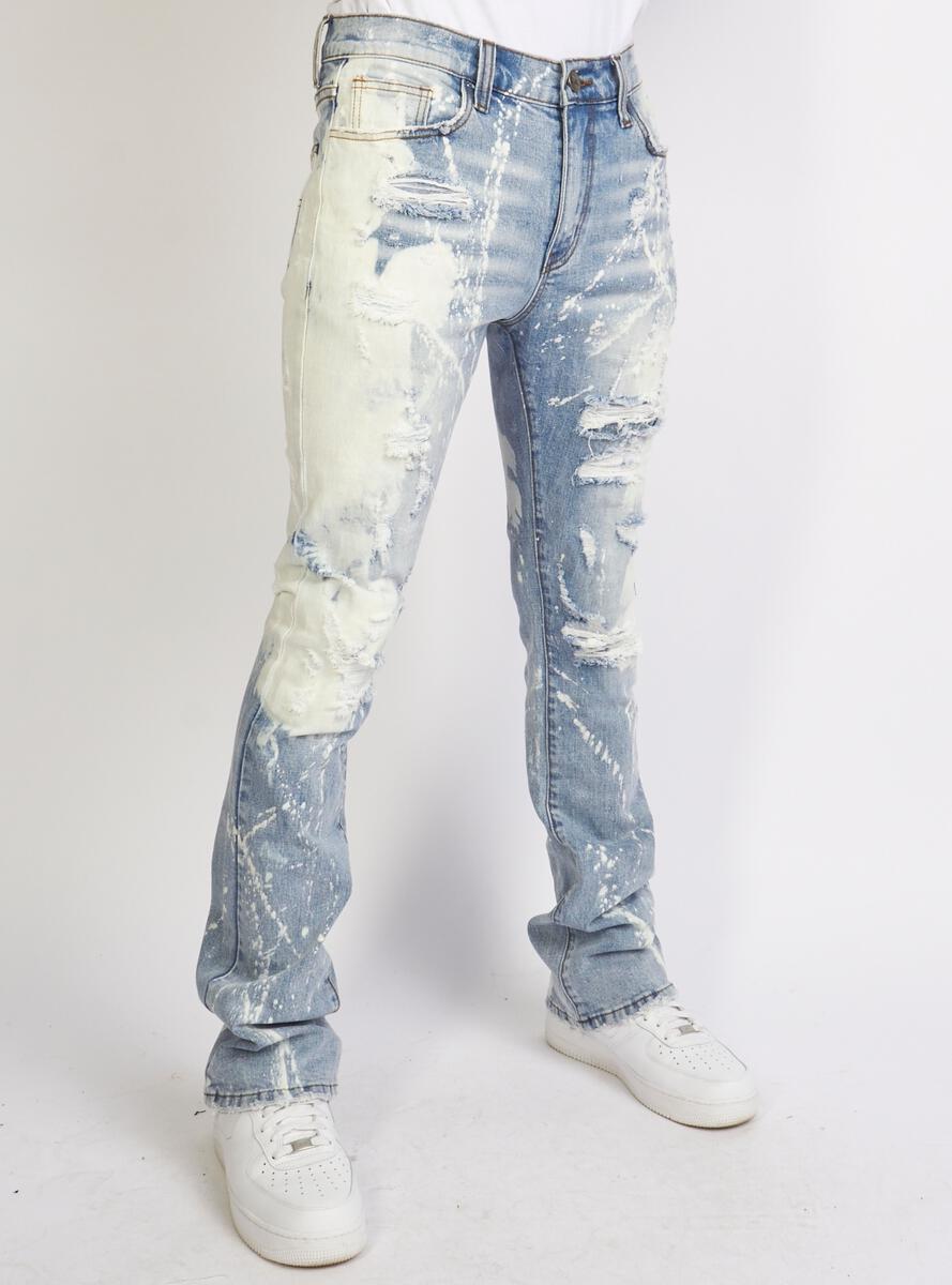 Politics Jeans - Barlow - Stacked - Light Blast - 504 - Politics
